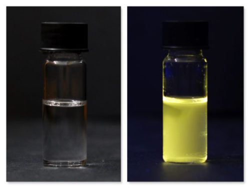 yellow colloidal zinc oxide quantum dots